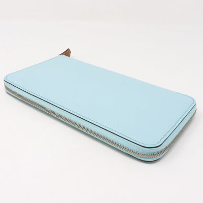 Silk'in Classic Wallet Blue Leather