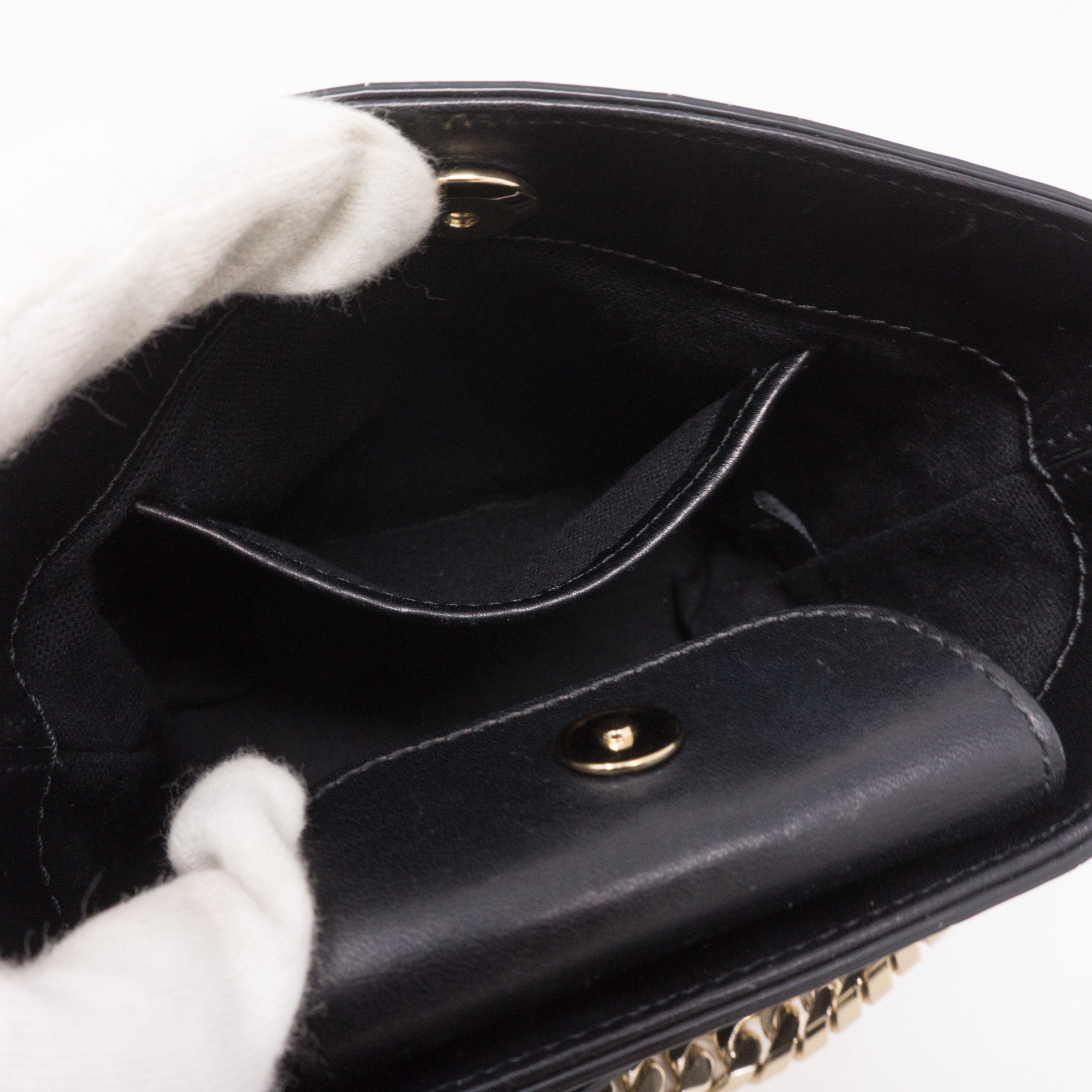 Jamie Mini Black Leather