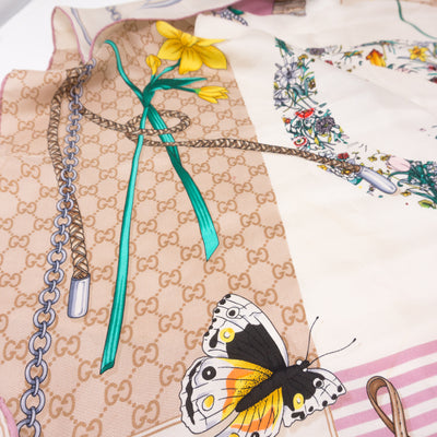 Silk Scarf 90 Firenze Floral