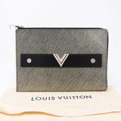 Essentials V Pochette Platine Epi Leather
