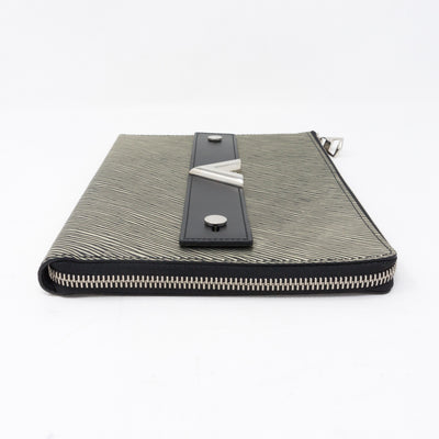 Essentials V Pochette Platine Epi Leather