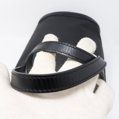 Petit Bucket Black Epi Leather with Pochette