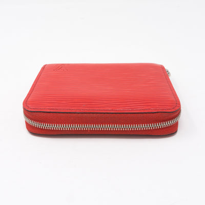 Zippy Coin Purse Red Epi Leather