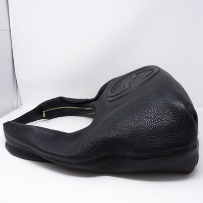 Soho Hobo Large Black Leather