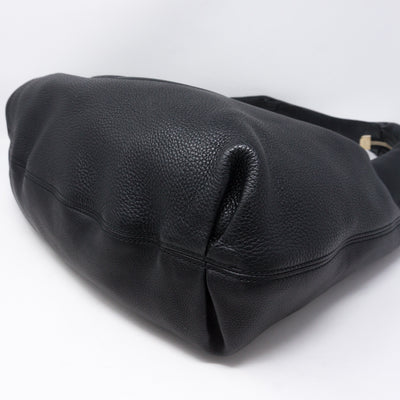Soho Hobo Large Black Leather