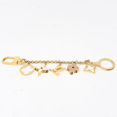Fleur de Monogram Bag Charm Chain