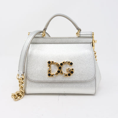 Sicily Mini Silver Leather