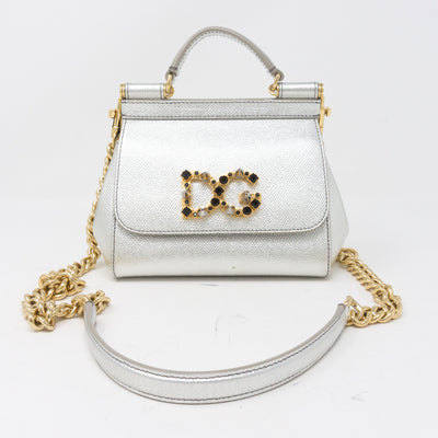 Sicily Mini Silver Leather
