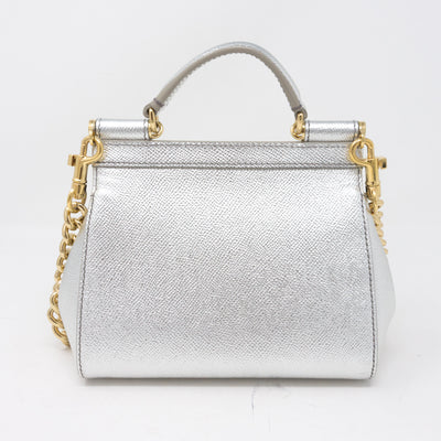 Sicily Mini Silver Leather