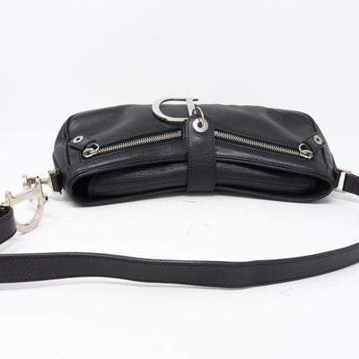 Black Leather Shoulder Bag