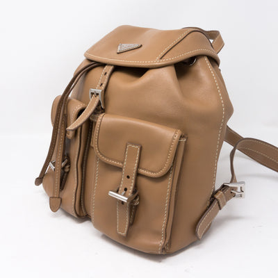 City Sport Backpack Caramel Leather