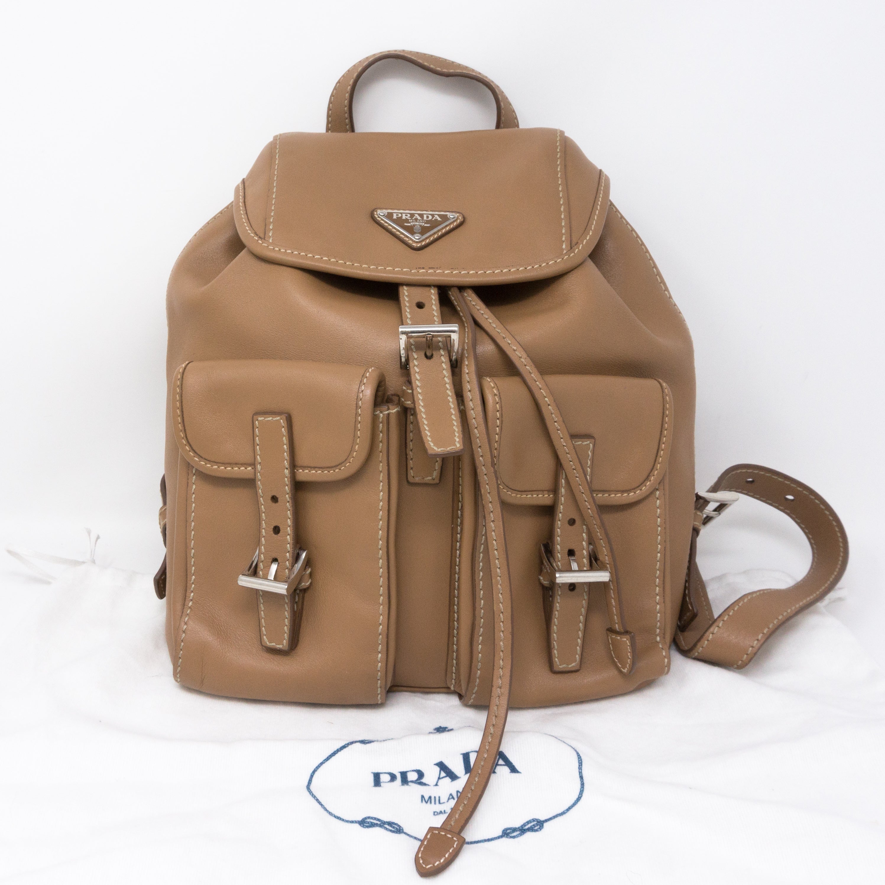 City Sport Backpack Caramel Leather