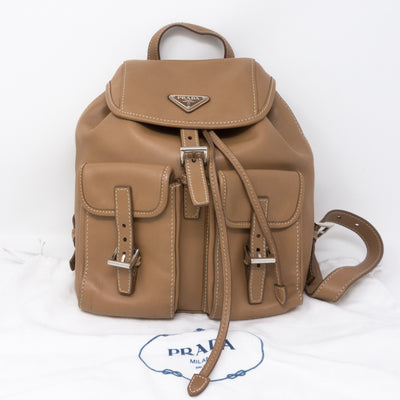 City Sport Backpack Caramel Leather