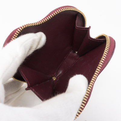 Heart Coin Purse Vernis Rouge Fauviste