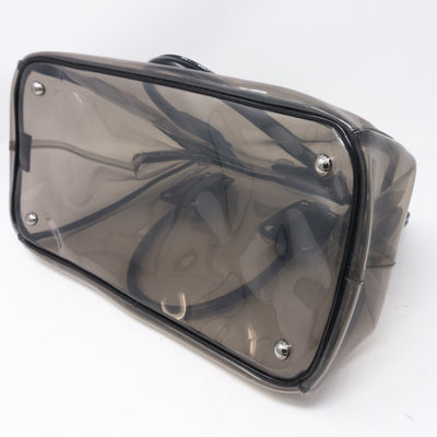 Plex Spazzolato Clear Black