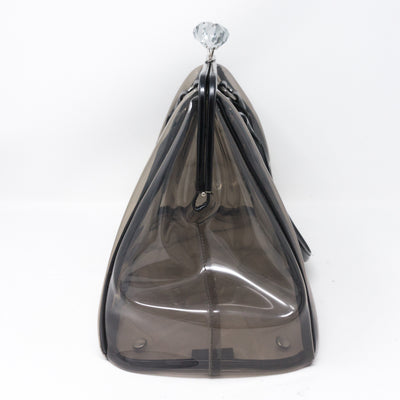Plex Spazzolato Clear Black