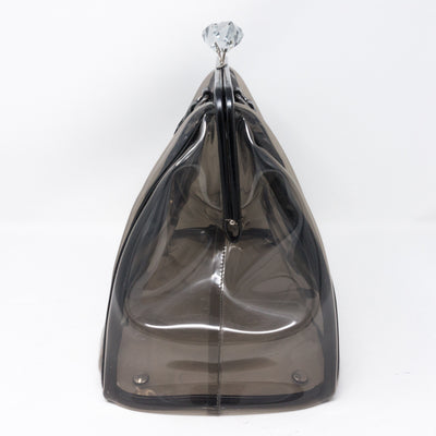 Plex Spazzolato Clear Black