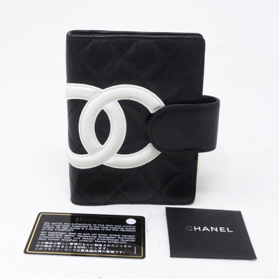 Cambon Agenda Small Black Leather