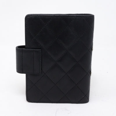Cambon Agenda Small Black Leather