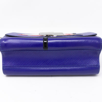 Twist MM Flamingo Blue Epi Leather