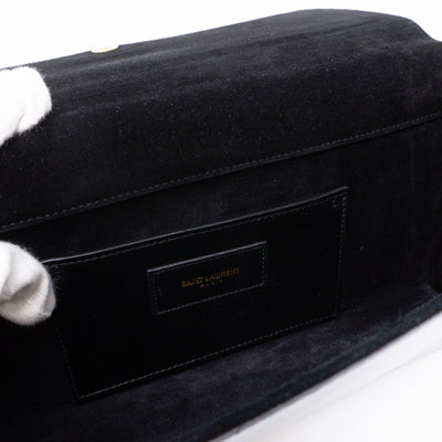 Kate Clutch Silver Leather