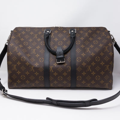 Keepall 45 Bandouliere Monogram Macassar