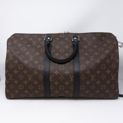 Keepall 45 Bandouliere Monogram Macassar