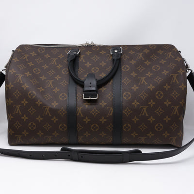 Keepall 45 Bandouliere Monogram Macassar