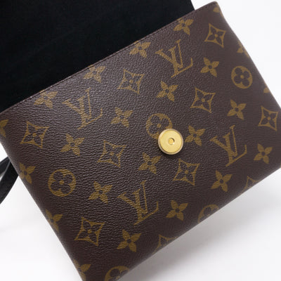 Locky BB Monogram Black Leather