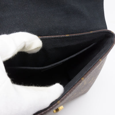 Locky BB Monogram Black Leather