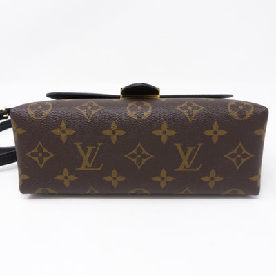 Locky BB Monogram Black Leather