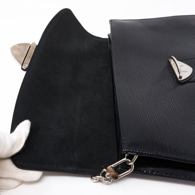 Pochette Iena Noir Electric Epi Leather