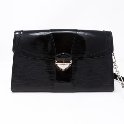 Pochette Iena Noir Electric Epi Leather