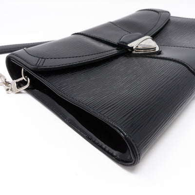 Pochette Iena Noir Electric Epi Leather