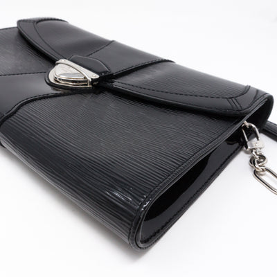 Pochette Iena Noir Electric Epi Leather