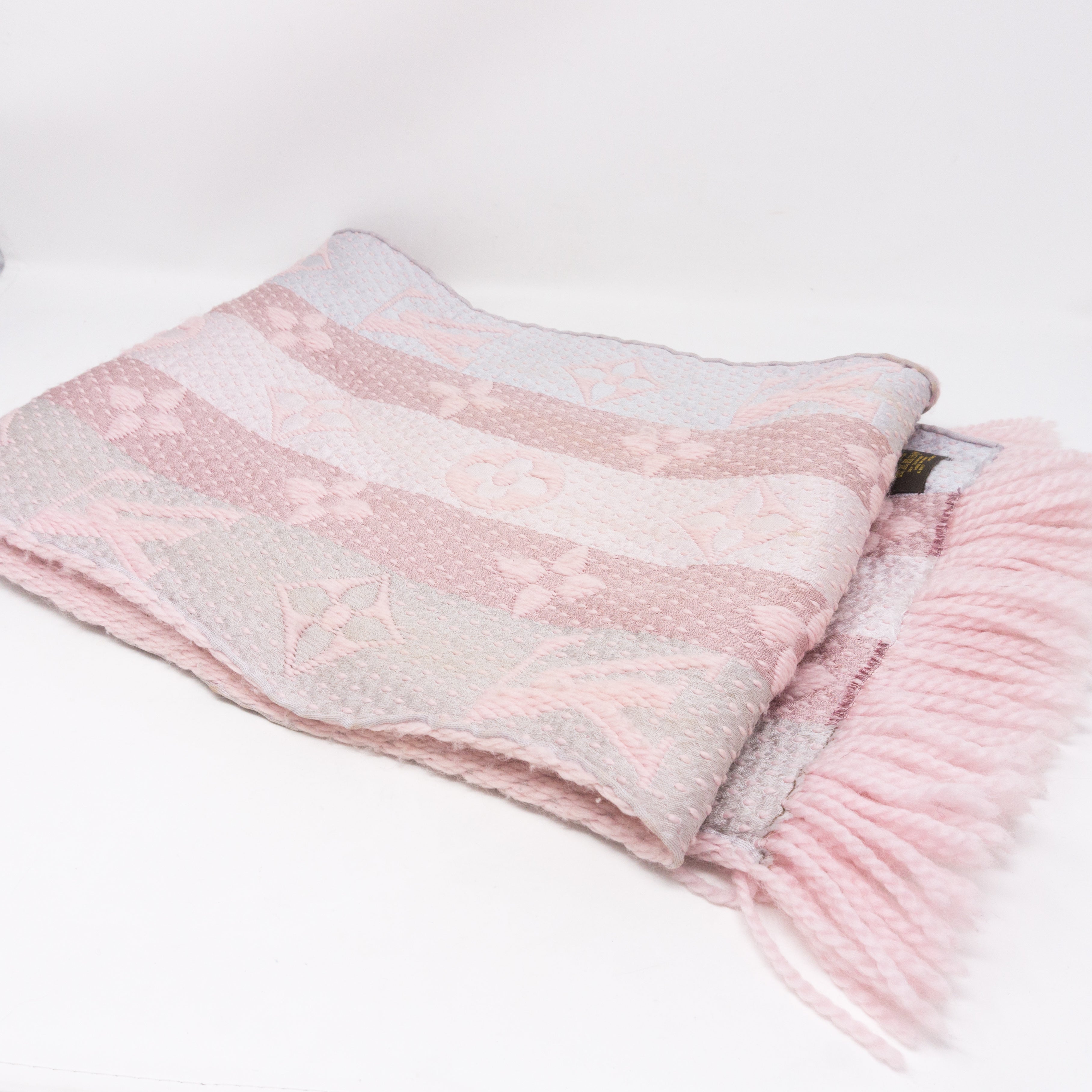 Logomania Rainbow Crystal Pink Scarf