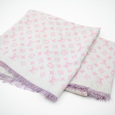 Sur Mesure Silk Square Scarf Pink
