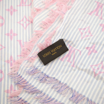 Sur Mesure Silk Square Scarf Pink