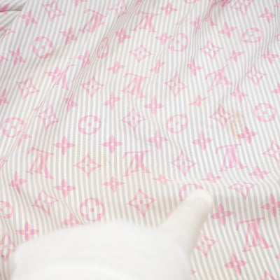 Sur Mesure Silk Square Scarf Pink