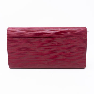 Sarah Wallet Epi Fuchsia