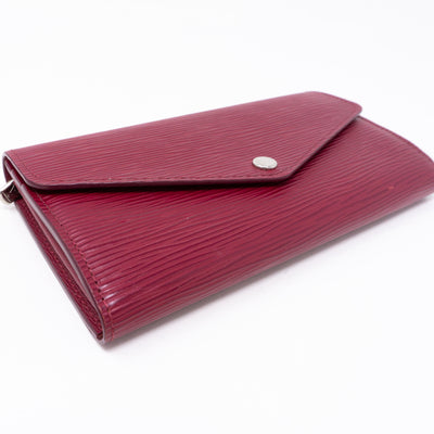 Sarah Wallet Epi Fuchsia