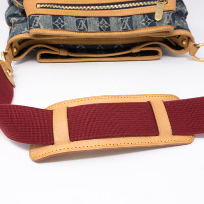 Porte Epaule Cruise Raye Cabas MM Denim