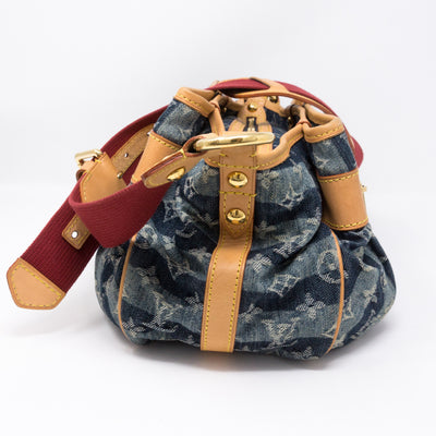 Porte Epaule Cruise Raye Cabas MM Denim