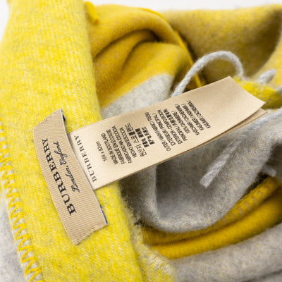 Stripe Jacquard Cashmere Bandana Scarf