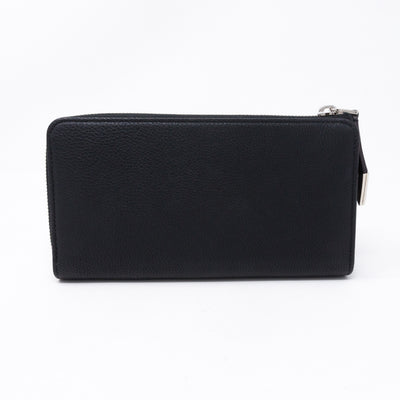 Comete Wallet Noir Veau Cachemire