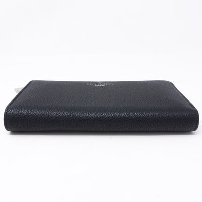 Comete Wallet Noir Veau Cachemire