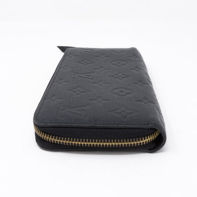Zippy Wallet Black Monogram Empreinte