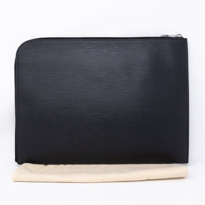 Pochette Jour GM Black Epi Leather