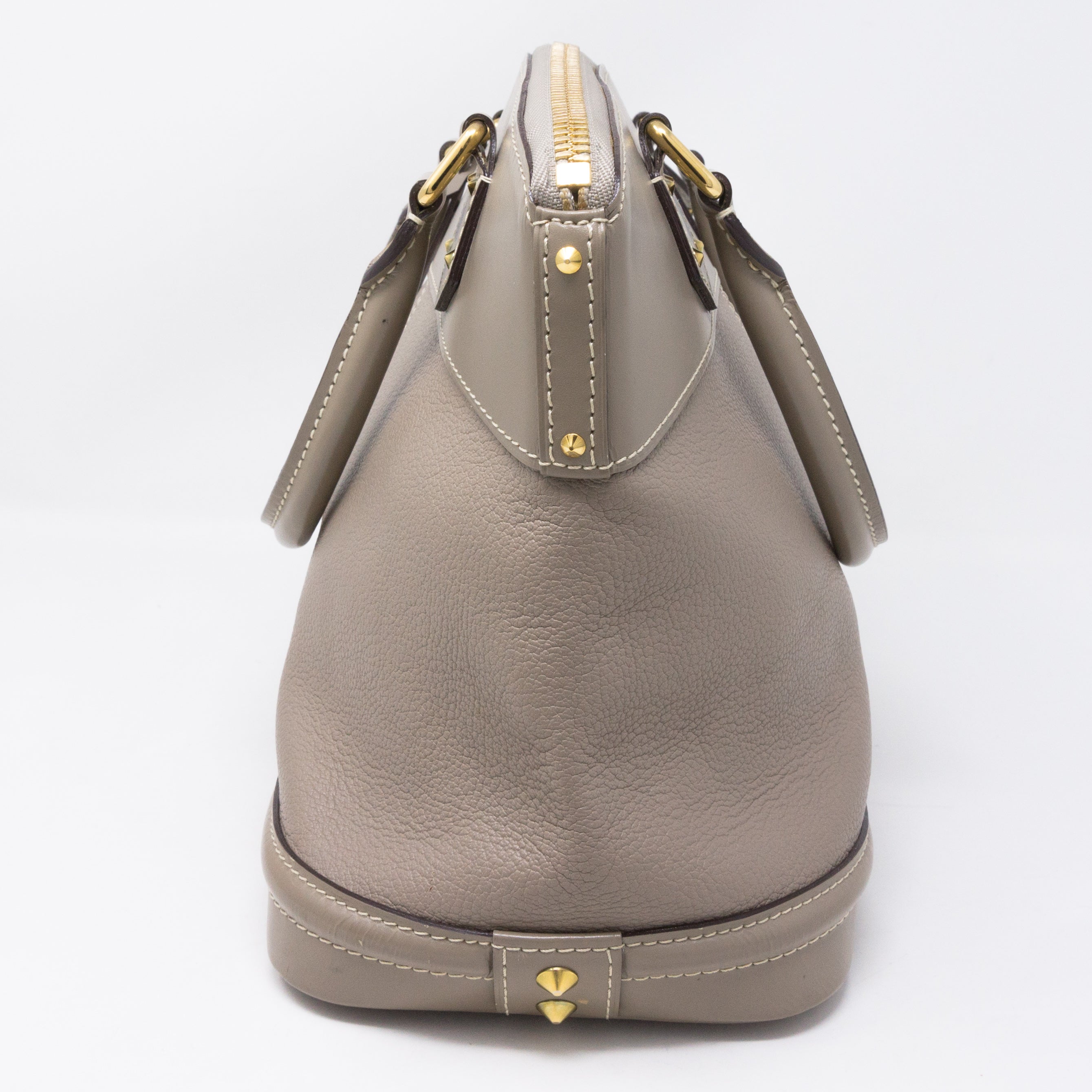 Suhali Lockit PM Greige Leather