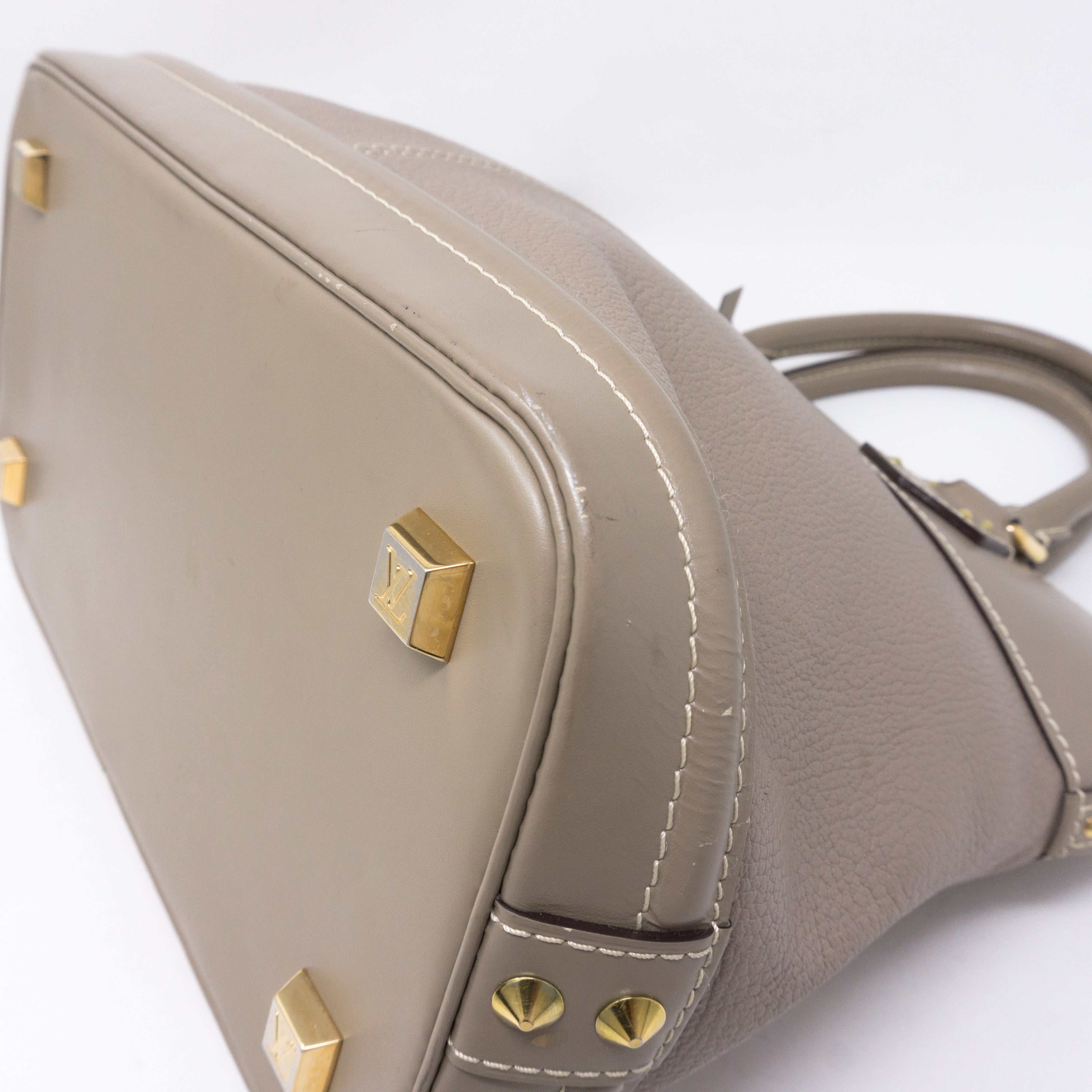 Suhali Lockit PM Greige Leather